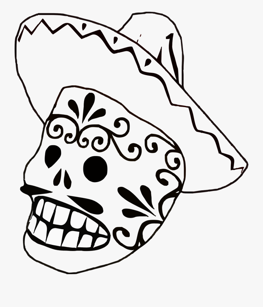 Mexican Clipart Black And White, Transparent Clipart