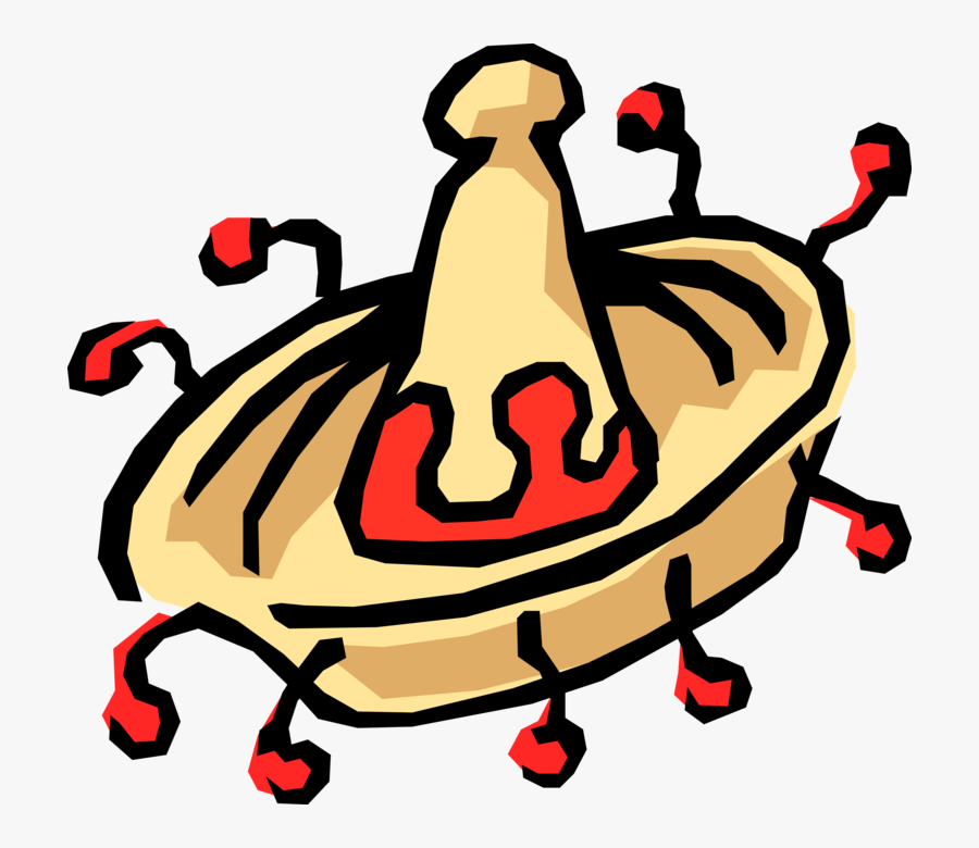 Vector Illustration Of Spanish Or Mexican Wide-brimmed - Mexico Clip Art, Transparent Clipart