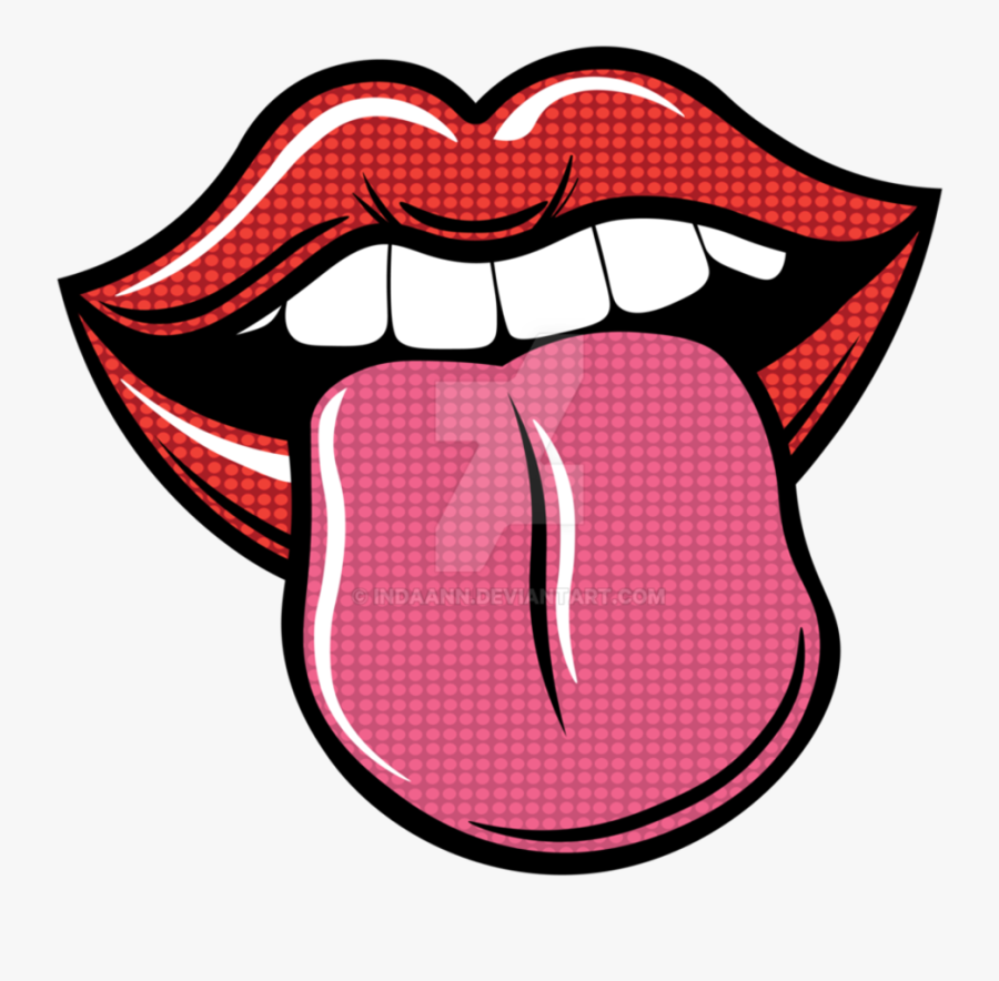Clip Art Collection Of Free Lips - Imagenes Pop Art Png, Transparent Clipart