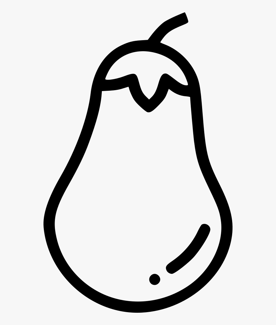 Transparent Carrot Clipart - Brinjal In Drawing, Transparent Clipart