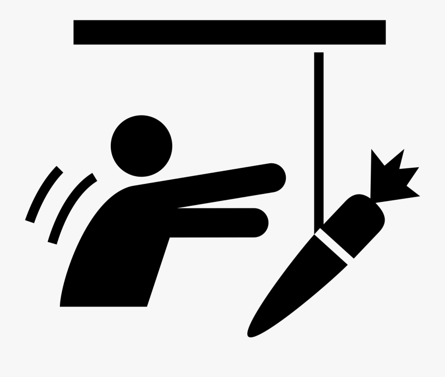 Noun 84055 - Carrot On Stick Icon, Transparent Clipart