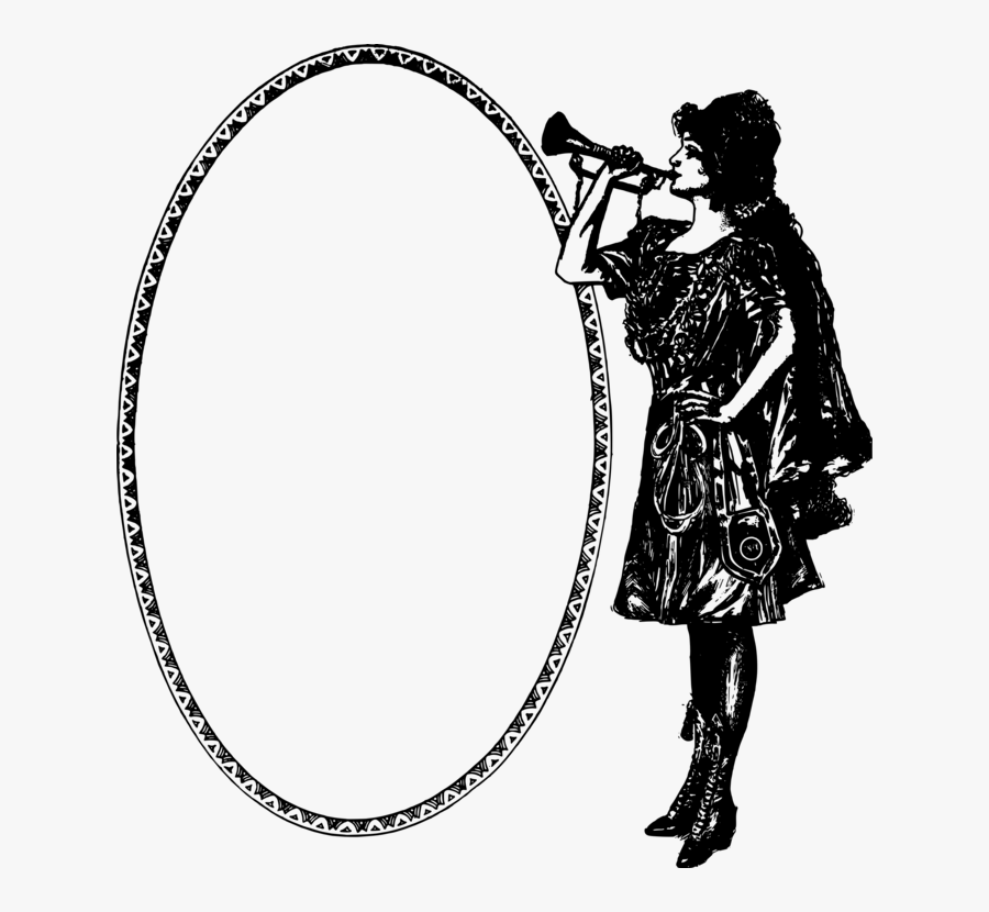 Trumpet Clothing Accessories Lady Black Fashion - Clip Art, Transparent Clipart
