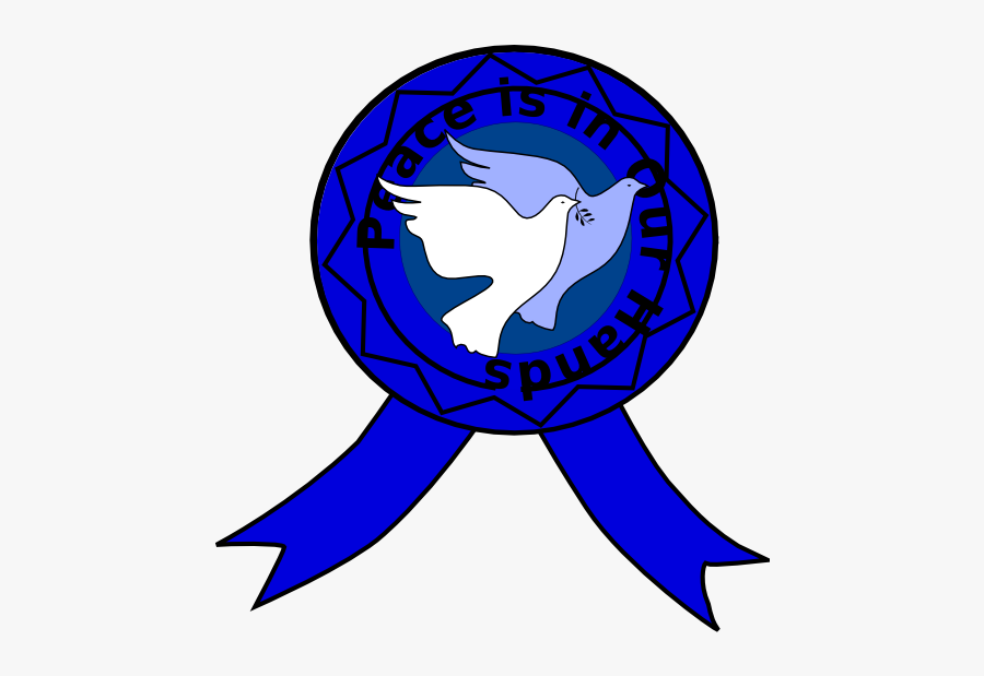 Badge For Homework Svg Clip Arts - Peace Is In Our Hands, Transparent Clipart