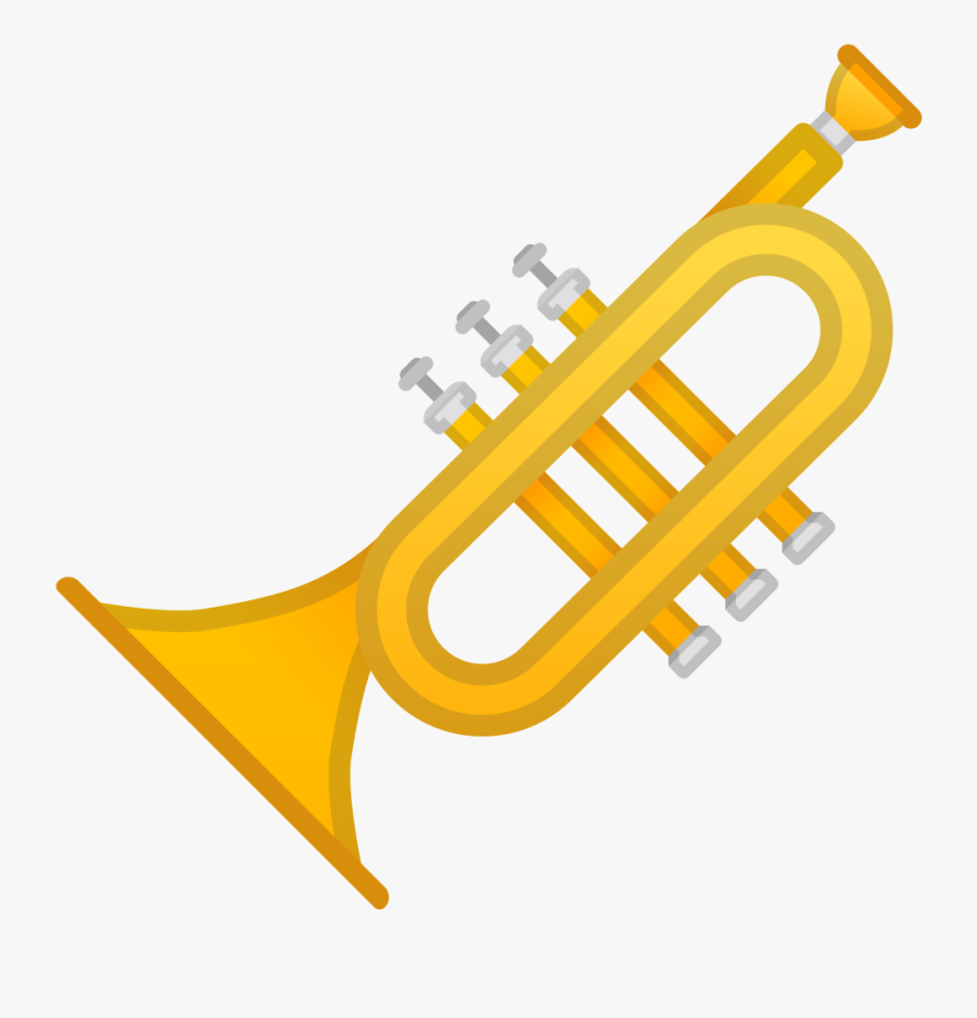 Trumpet Icon, Transparent Clipart