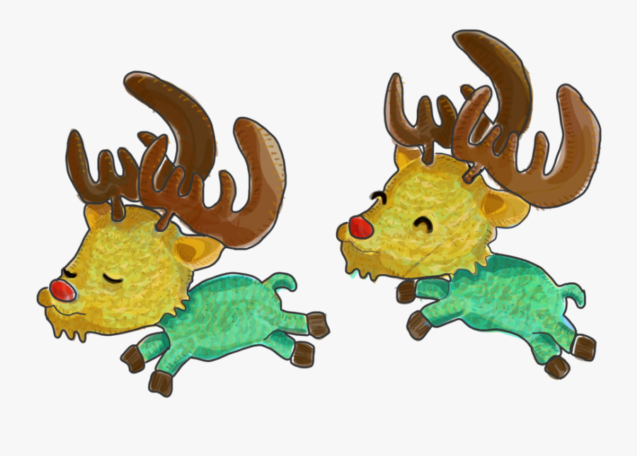 Organism,antler,deer - Rudolph The Red Nosed Reindeer, Transparent Clipart