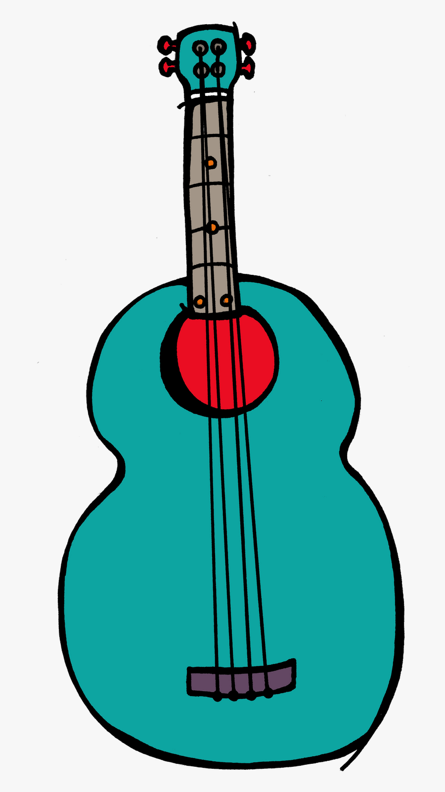 Ukulele Clipart Hawaiian - Ukulele Clipart, Transparent Clipart
