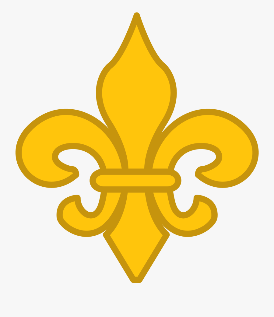 Gold Fleur De Lis Vector Clip Art - Fleur De Li Png, Transparent Clipart