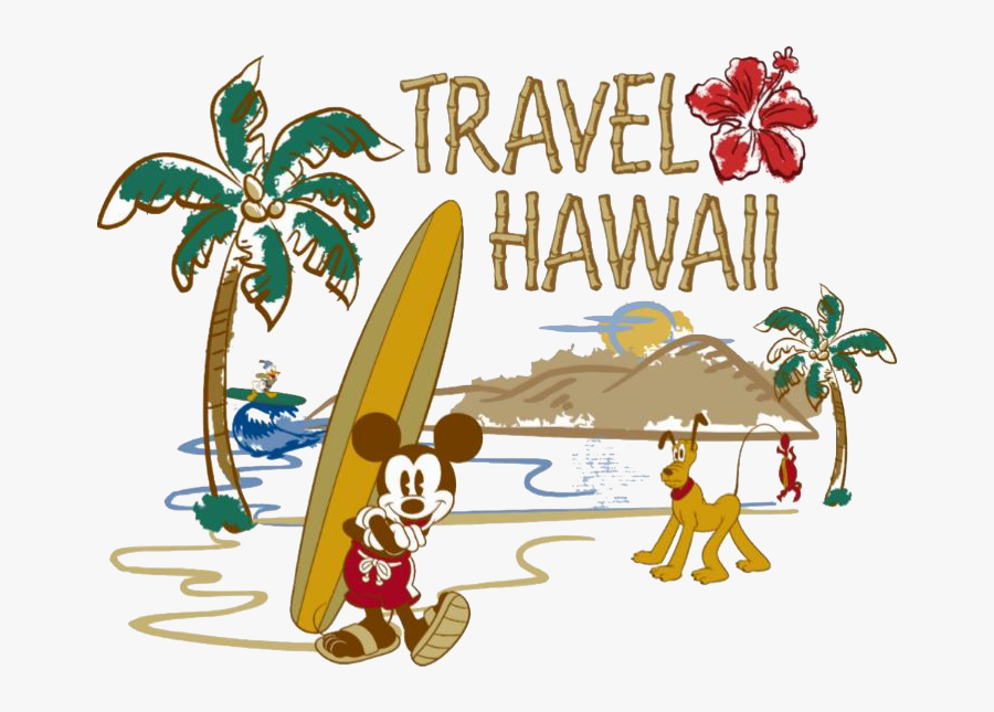 Hawaii Clipart Mickey - Mickey Mouse Hawaii Vacation, Transparent Clipart
