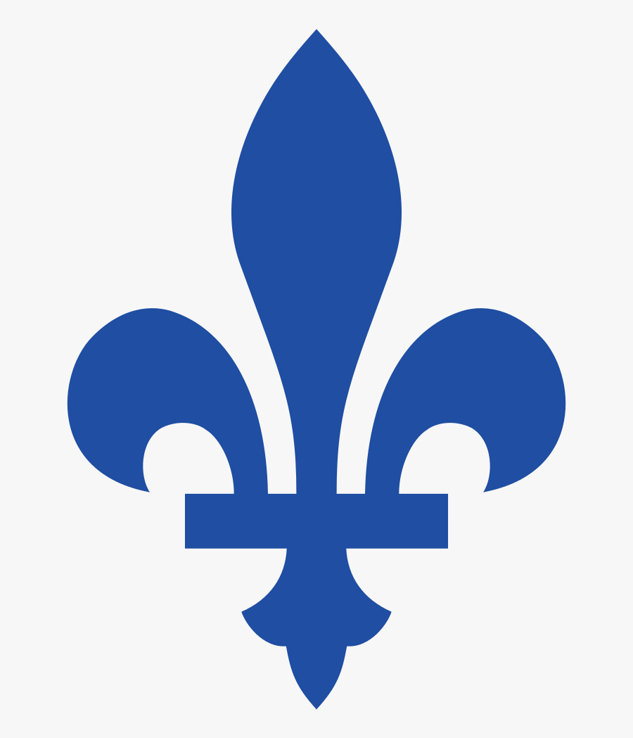 Blue Fleur De Lis - Fleur De Lys Québec, Transparent Clipart