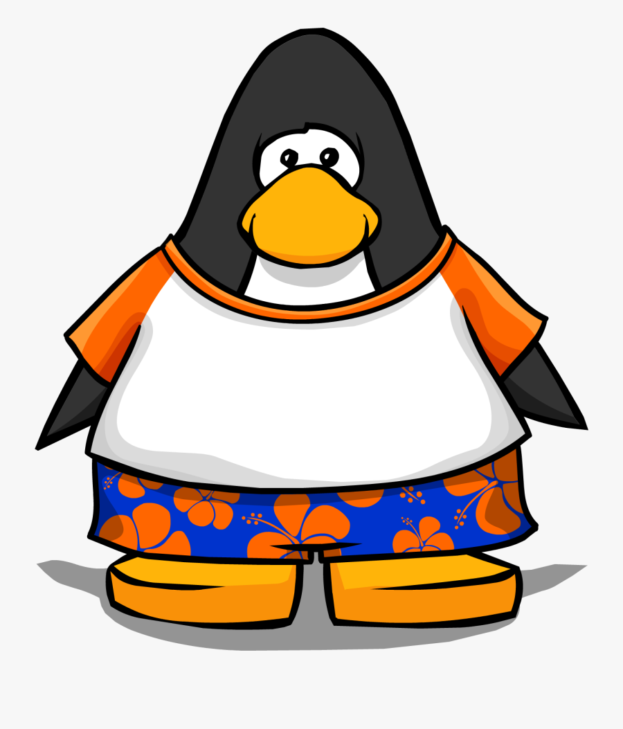 Hawaii Clipart Penguin - Club Penguin Jersey, Transparent Clipart