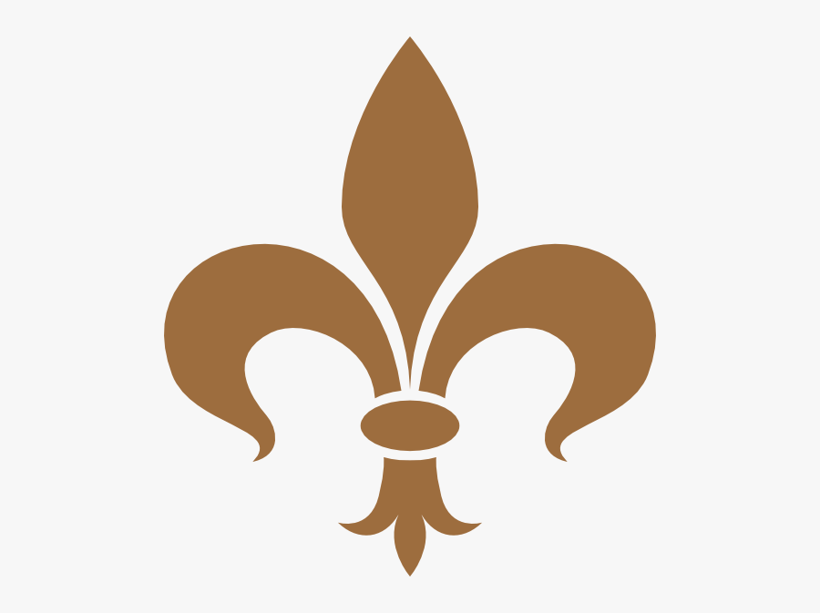 Brown Fleur De Lis Svg Clip Arts - Flor De Lis Png, Transparent Clipart