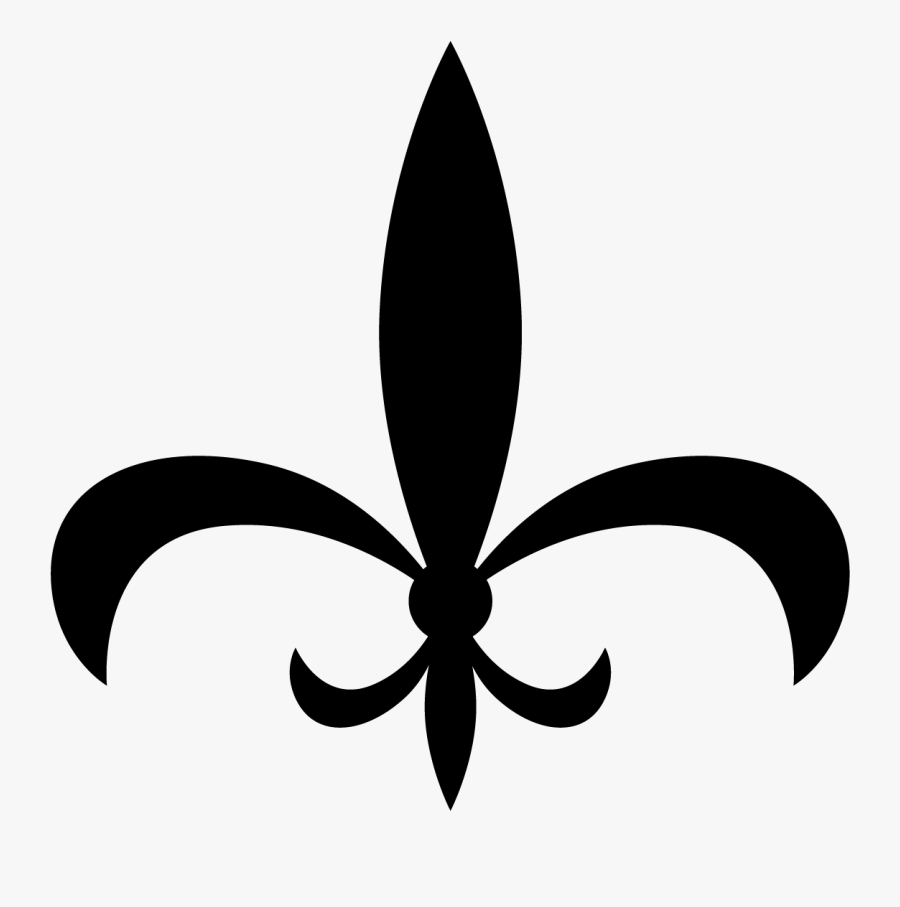 Elegant Fleur De Lis Clip Art - Emblem, Transparent Clipart