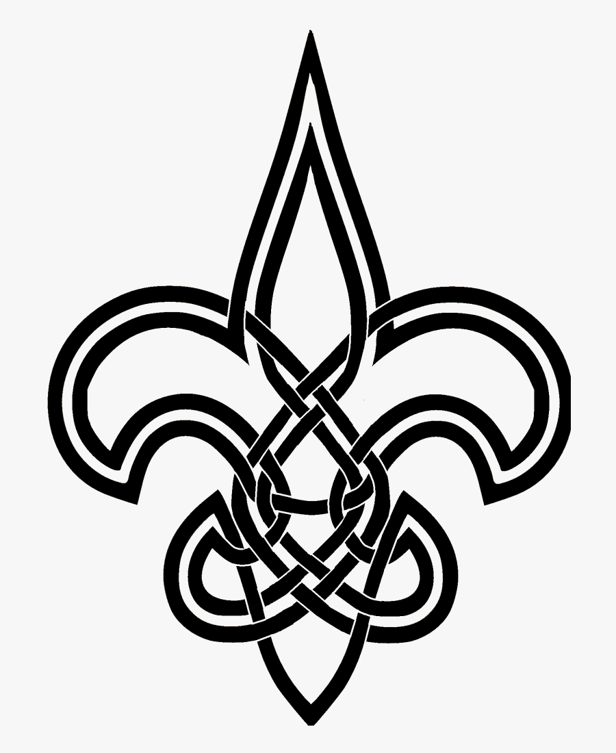 Celtic Eternity Knot - Celtic Knot Fleur De Lis, Transparent Clipart