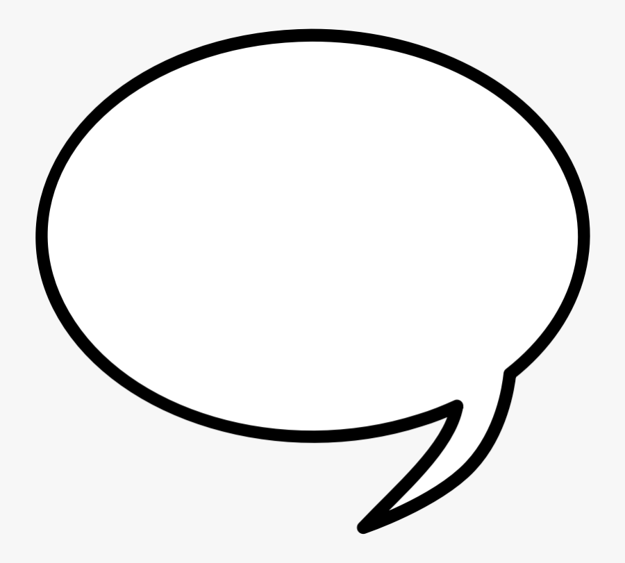 Srd Comic Clouds Clip Art At Clker - Speech Bubble Black Background, Transparent Clipart