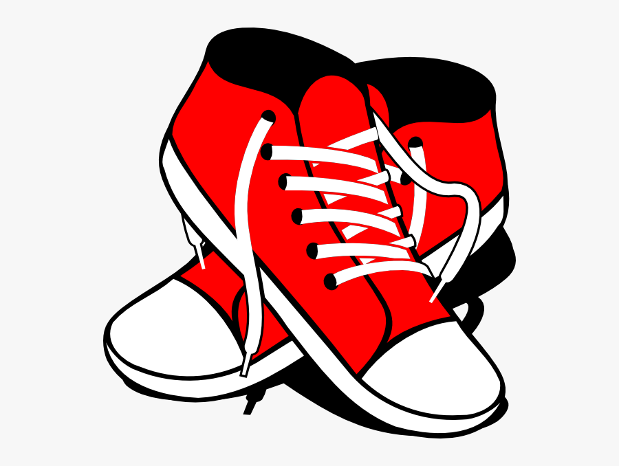 Sneakers Clip Art At Clker - Shoes Clipart Transparent Background ...