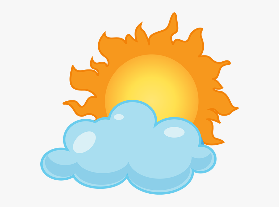Cloud Clipart Partly Cloudy - Partly Cloudy Clipart, Transparent Clipart