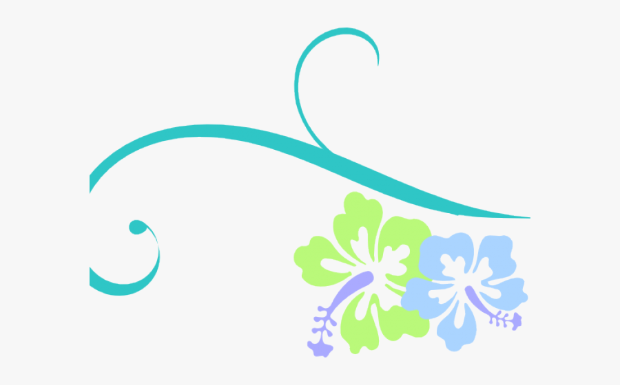 Transparent Hibiscus Clipart Png - Flowers Png Vector Swirls, Transparent Clipart