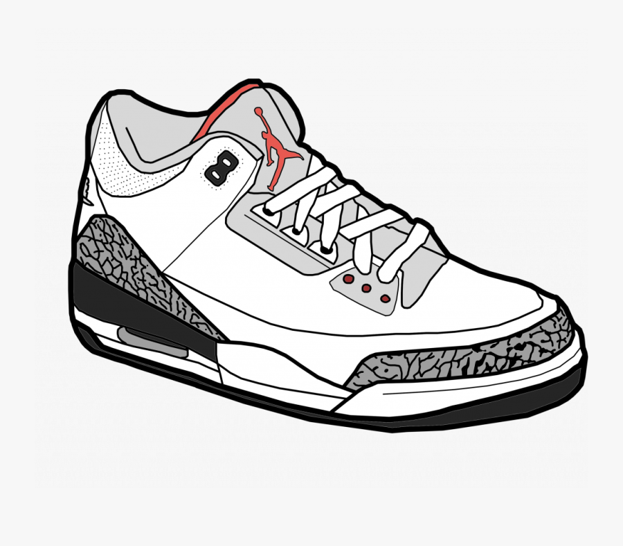 Clip Art Track Image Library - Jordan Shoes Clipart, Transparent Clipart