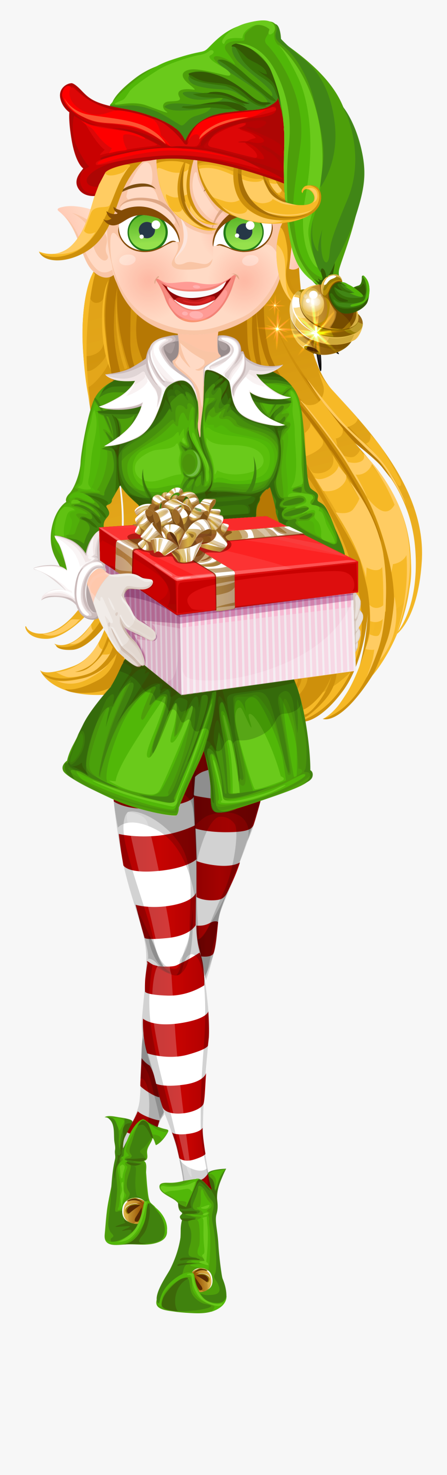 Christmas Elf Transparent Png Clip Art Image - Santas Elf Transparent Png, Transparent Clipart