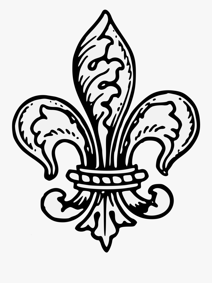Fleur De Lys - Heraldic Fleur De Lis, Transparent Clipart