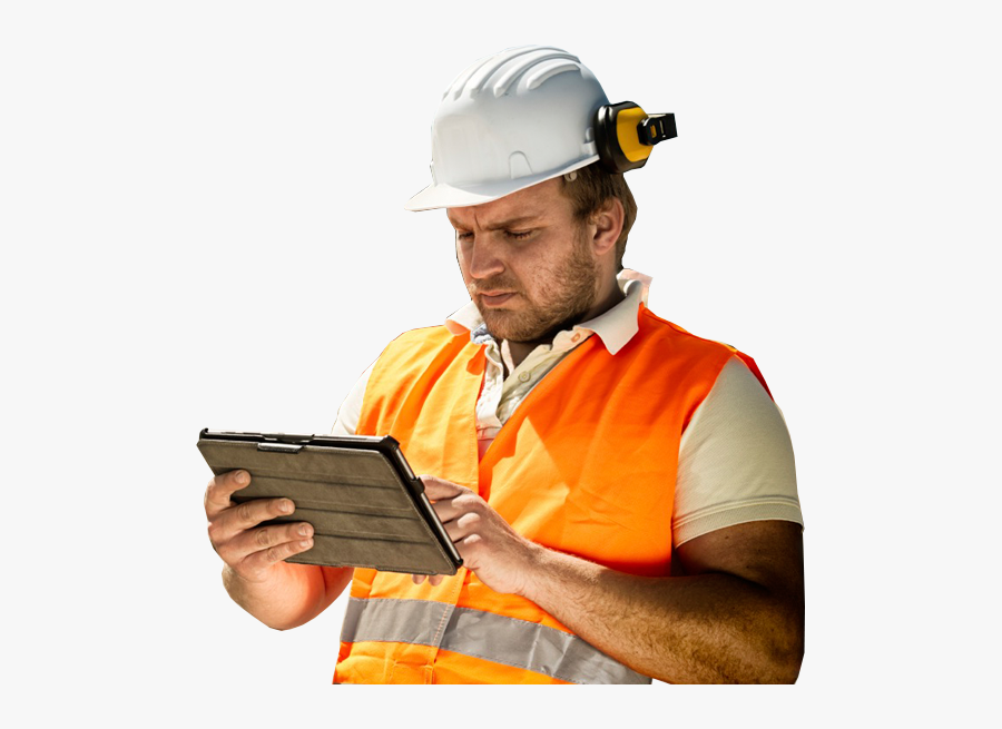 Transparent Construction Man Png - Construction Worker, Transparent Clipart