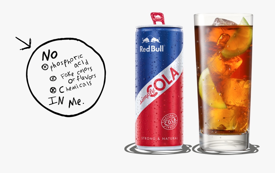 Clipart Resolution 2500*1600 - Red Bull Cola, Transparent Clipart