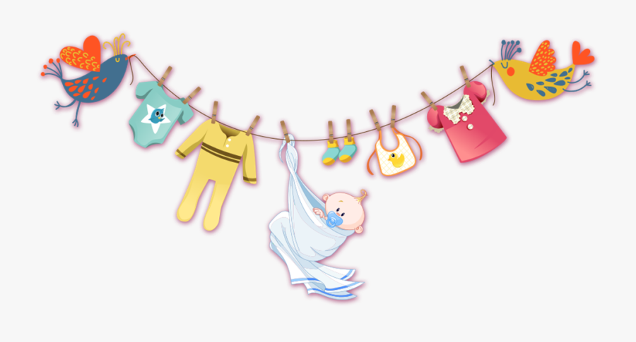 Donation Clipart Used Clothes - Cartoon Baby Clothes Png, Transparent Clipart