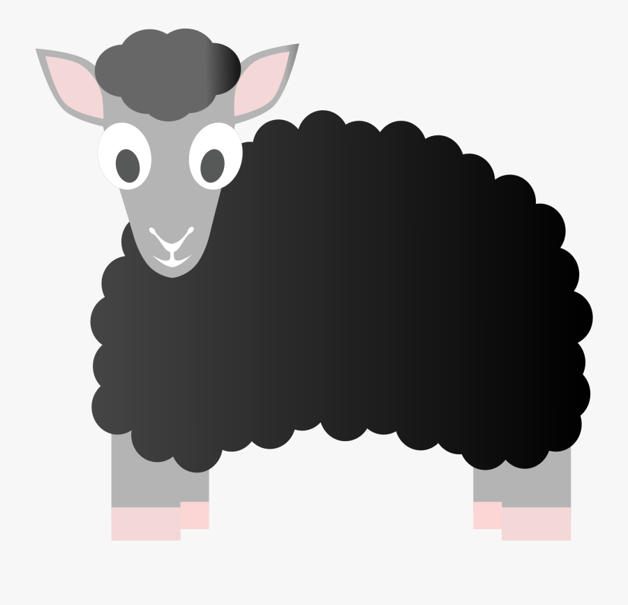 Brown Sheep Cartoon, Transparent Clipart