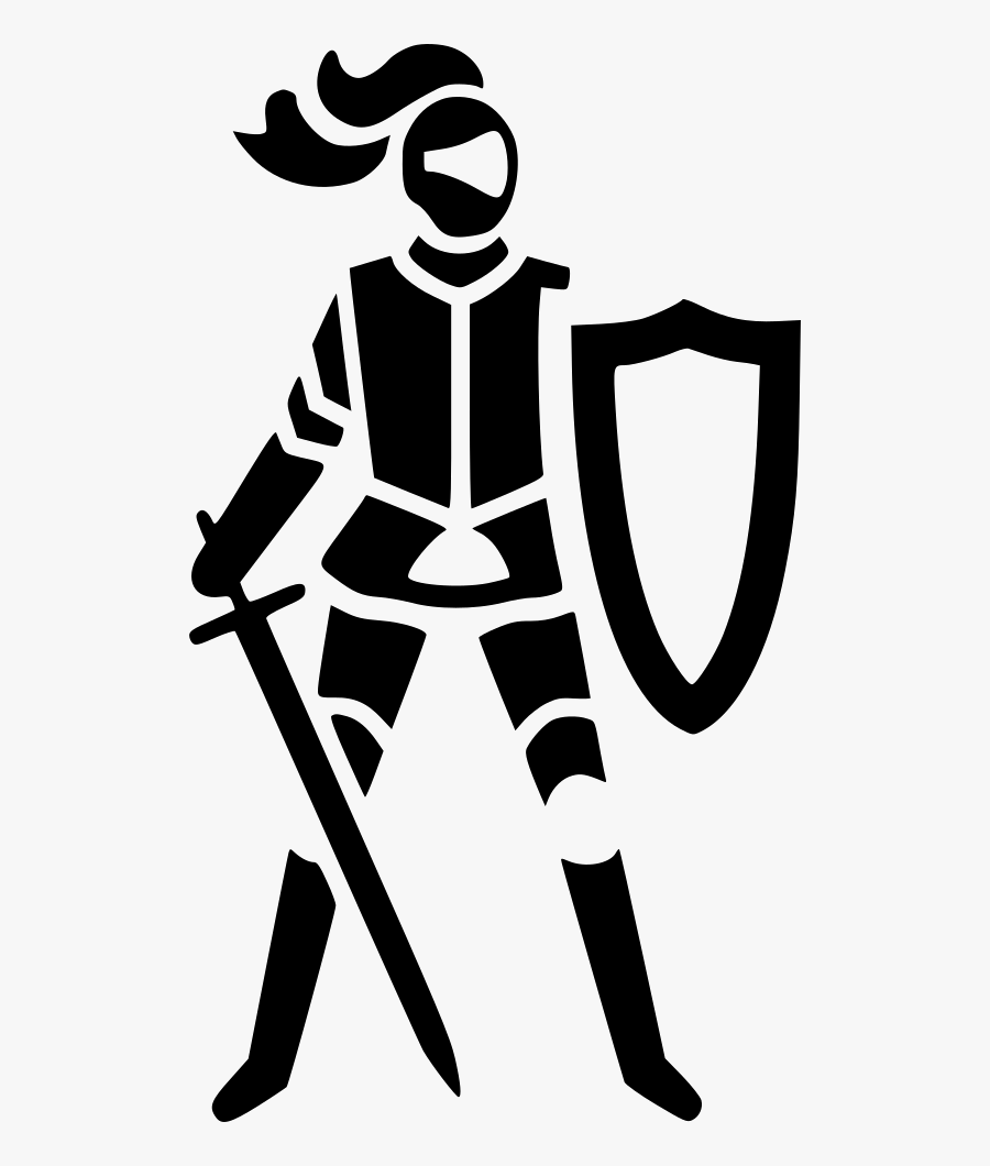 Knight Clipart Svg - Knight Icon Png, Transparent Clipart