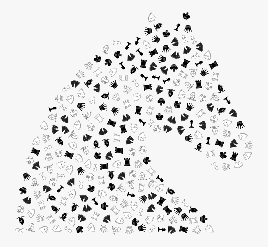 Line Art,chess,knight, Transparent Clipart