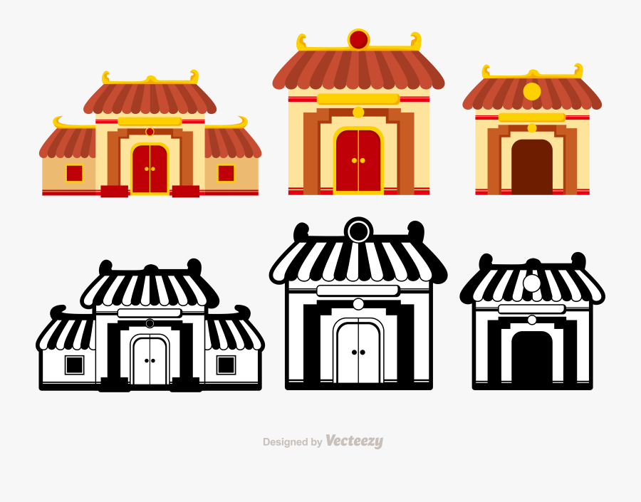 China Chinese Temple Clip Art - Chinese Vector Free Download, Transparent Clipart