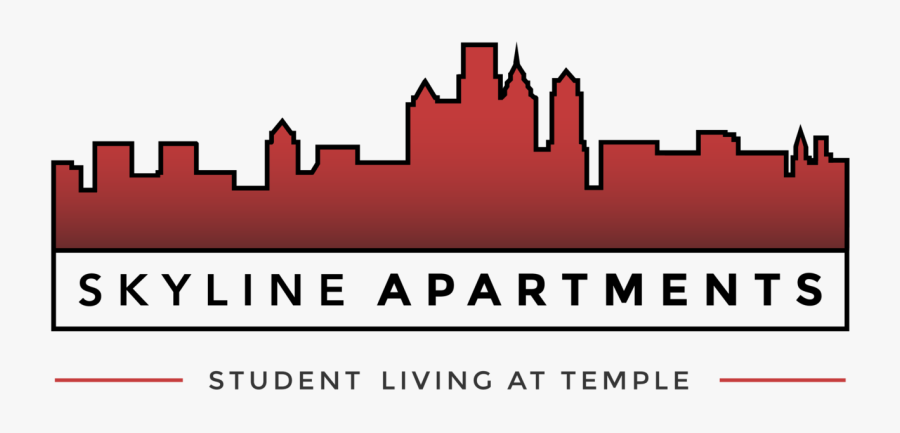 T Transparent Temple University - Skyline, Transparent Clipart