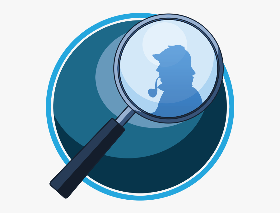 Mystery Clipart Magnifying Glass - Mystery Magnifying Glass Png, Transparent Clipart