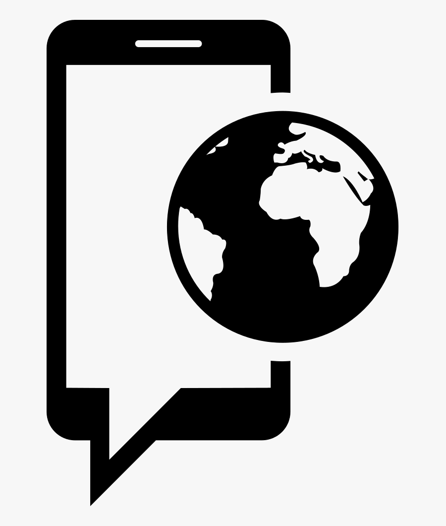 Magnifying Glass World Icon Png Clipart Computer Icons - Communication Technology Icon Png, Transparent Clipart