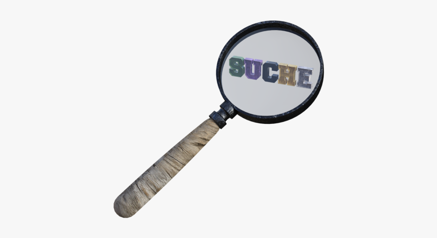 Magnifying Glass Glass Increase - Racket, Transparent Clipart