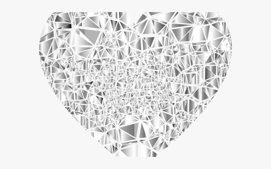 Broken Heart Clipart Shattered Heart - Coração Com Pedras Preciosas Png, Transparent Clipart