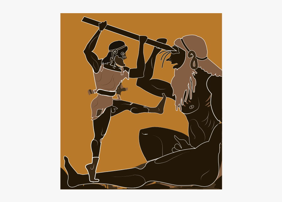 Odysseus Cyclops Vase, Transparent Clipart