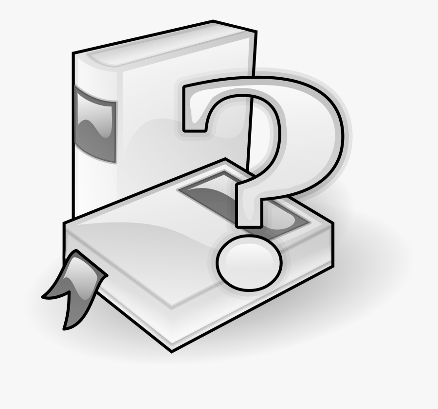 Visual Impairment Swansea Academy - Question Mark With Book Clipart, Transparent Clipart