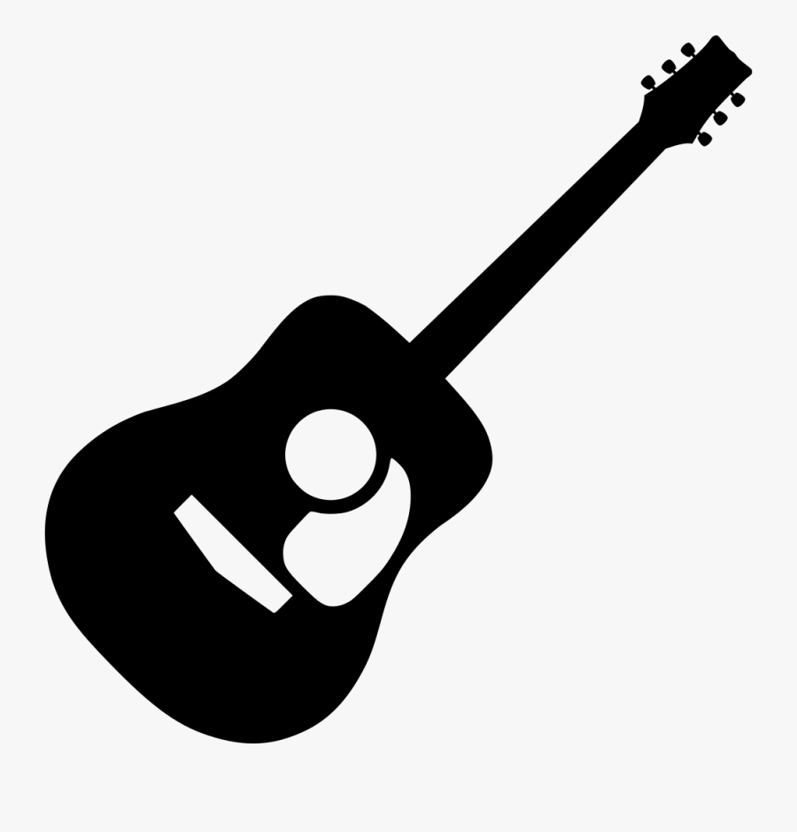 Guitar Icon Svg, Transparent Clipart