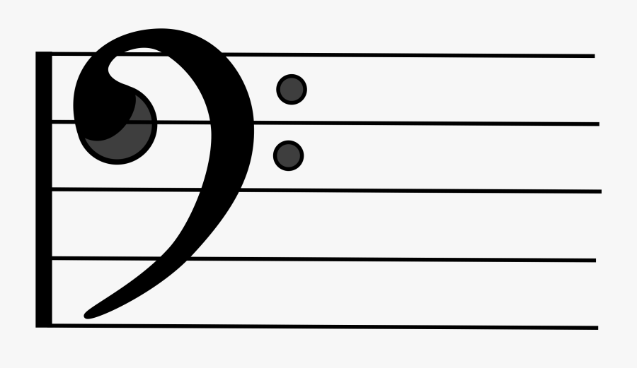 Bass Guitar Vector - Bass Clef, Transparent Clipart