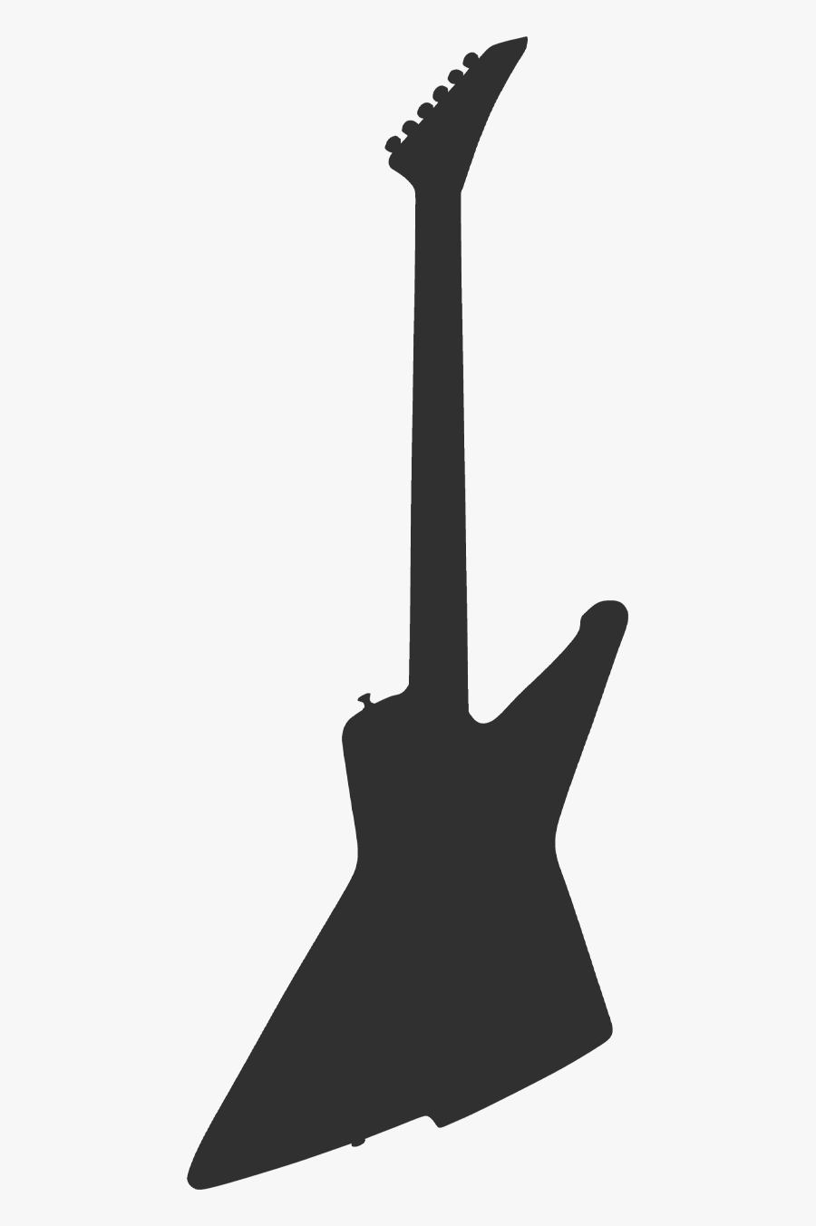 Electric Guitar Clipart , Png Download - Guitar Shape Drawing, Transparent Clipart