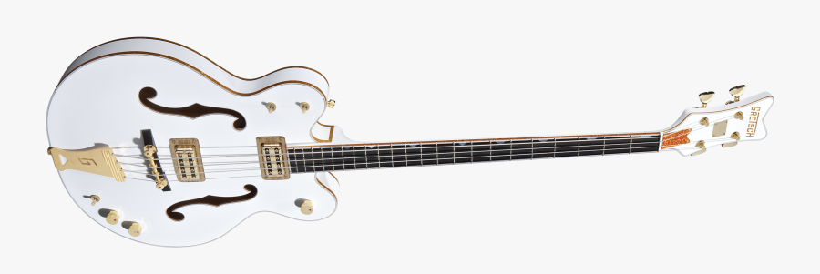 G6136lsb White Falcon™ Bass, - Electric Guitar, Transparent Clipart