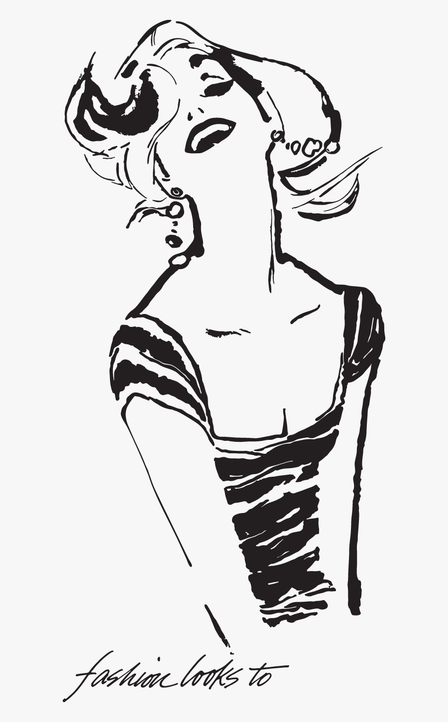 Fashion Illustration Of Woman"
 Data-zoom="//cdn - Illustration, Transparent Clipart