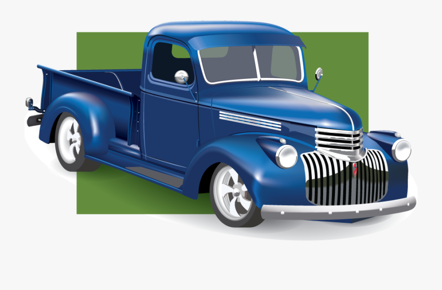 Chevrolet Vector Classic Truck - Pickup Truck, Transparent Clipart