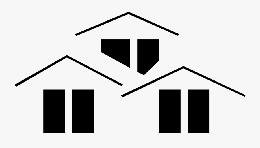 Village Town Icon, Transparent Clipart