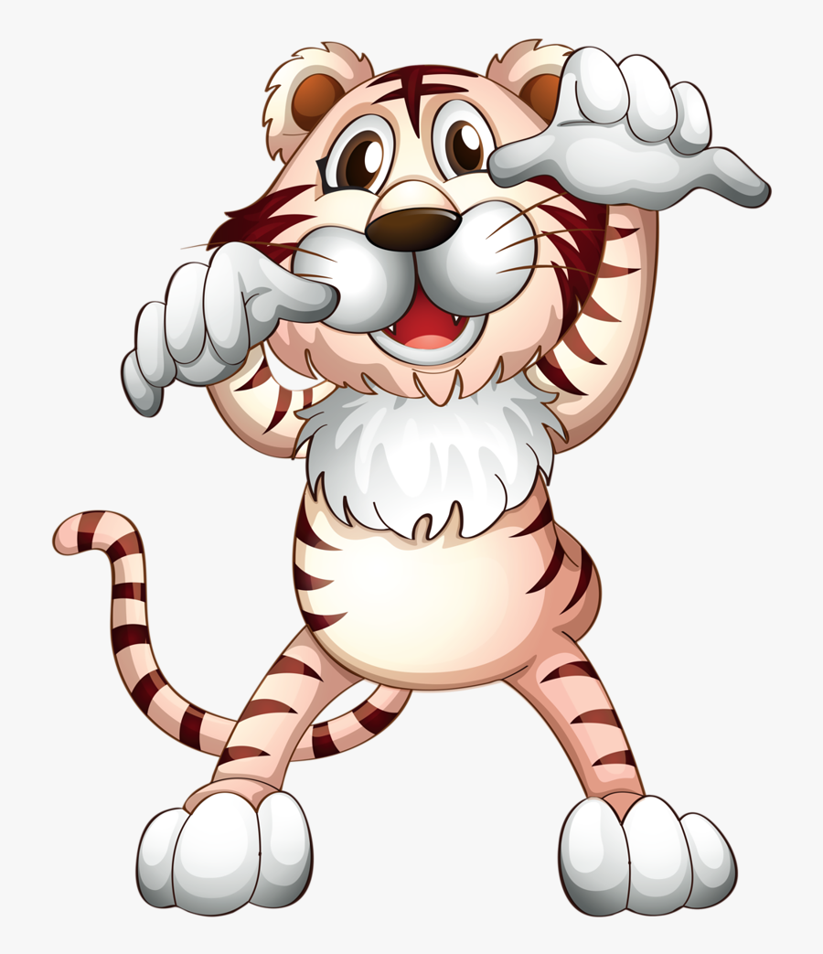 Tiger Cartoon Images Funny, Transparent Clipart