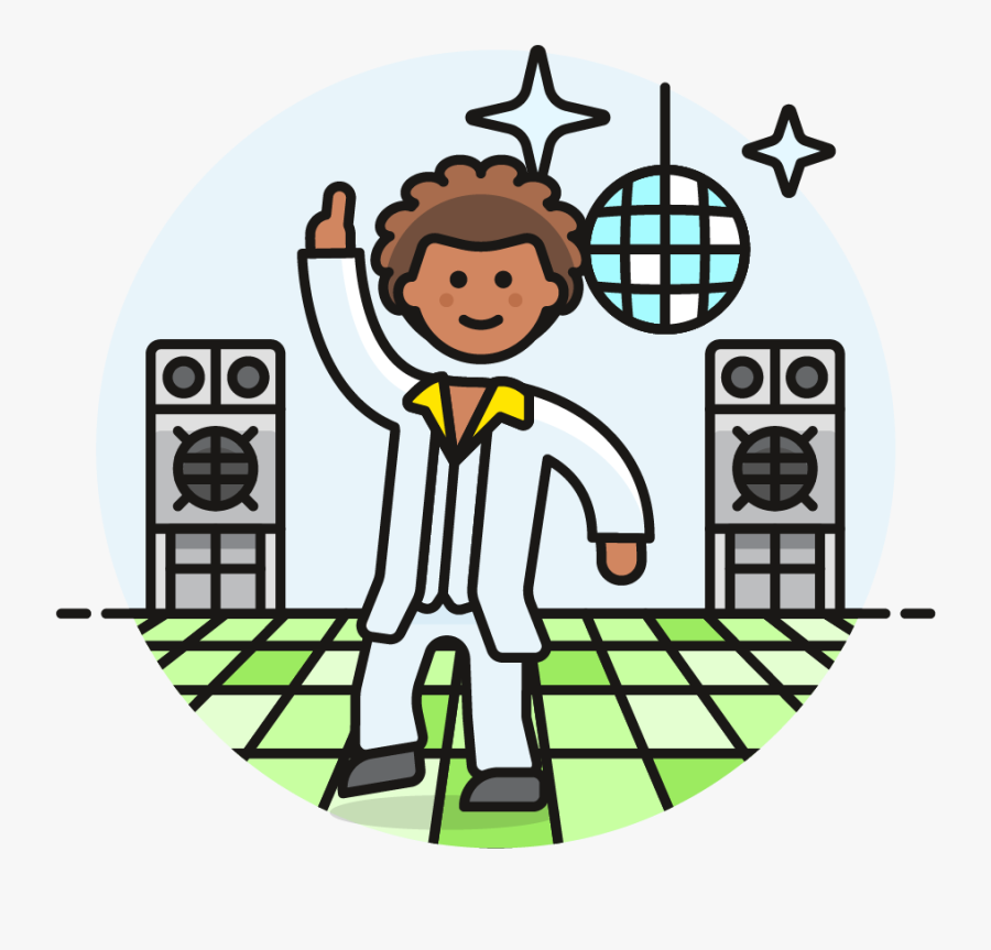 31 Retro Dance Male African American - Wonderla Resort, Transparent Clipart
