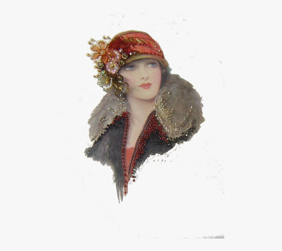 Transparent Vintage Woman Png - Vintage Woman Transparent Png, Transparent Clipart