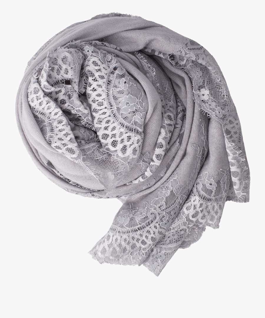 Lace Border Shawl - Scarf, Transparent Clipart