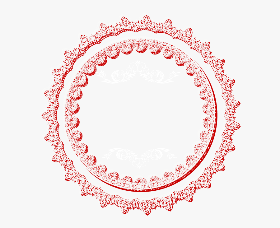 Transparent Lace Clipart - Png Transparent Background Lace Circle, Transparent Clipart